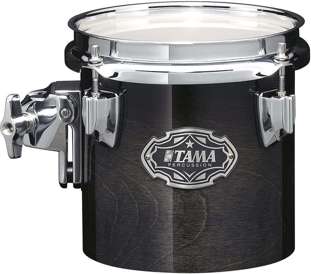 6"X6"SINGLE HEAD CONCERT TOM TRANSPARENT BLACK FADE