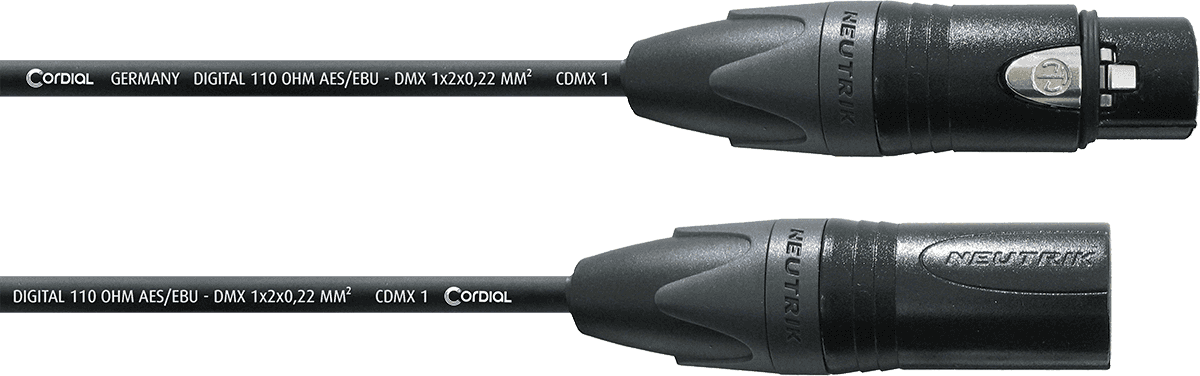 Cable DMX 5 Pines 2 M