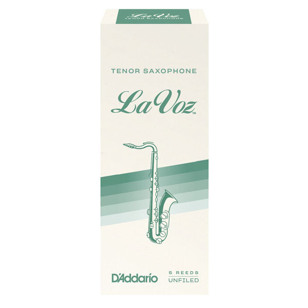 D'addario - Rico La Voz Medium Suave Saxofón Tenor (caja De 5)
