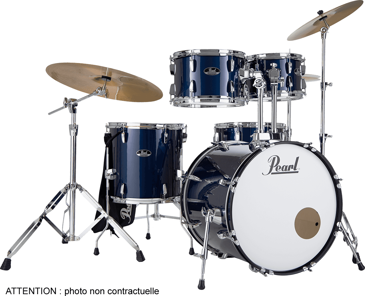 Pearl ROADSHOW FUSION 20 + B-50 ROYAL BLUE METALLIC + SOLAR CYMBALS