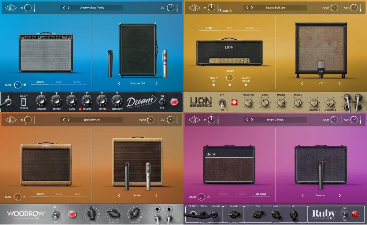 Universal Audio UAD Paquete de amplificadores de guitarra