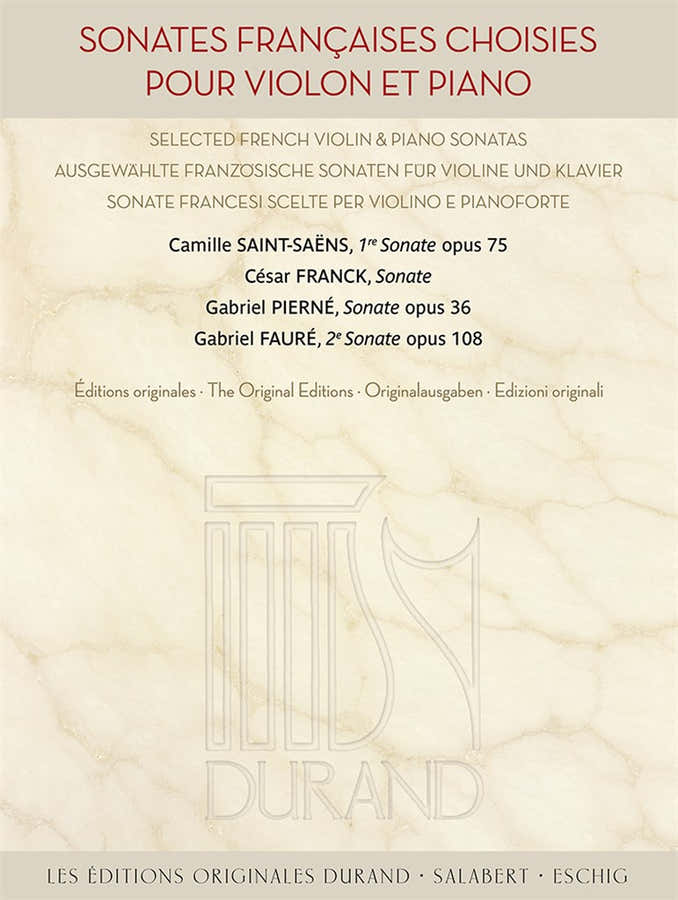 Sonates Choisies Pour Violon & Piano