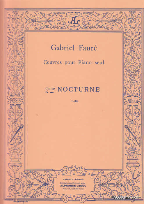 FAURE GABRIEL - NOCTURNE N°2 OP.33 - PIANO