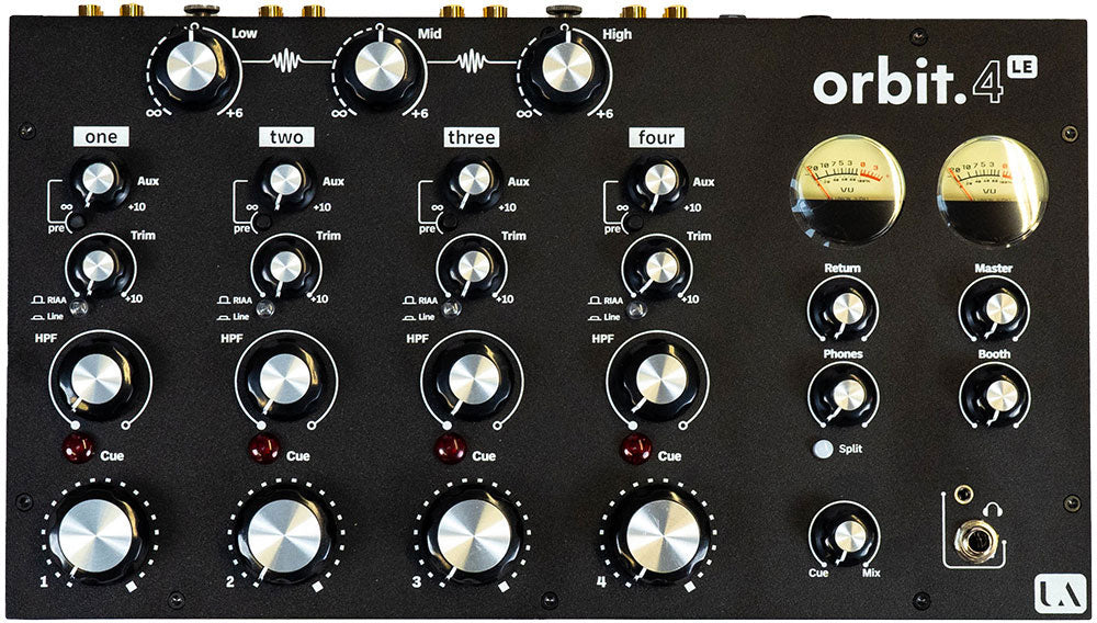 Union Audio ORBIT.4 LE 4-CH Rotary Desktop Mixer with 3-Band Isolator