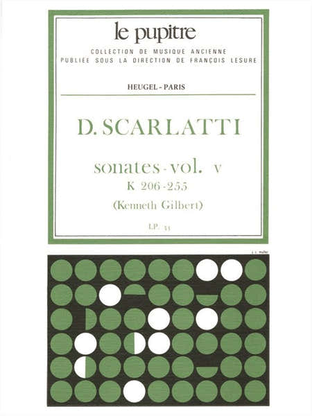 Heugel Scarlatti D. - Sonates Vol.v (K.206 - K.255)