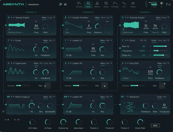 Absynth 6 Actualización