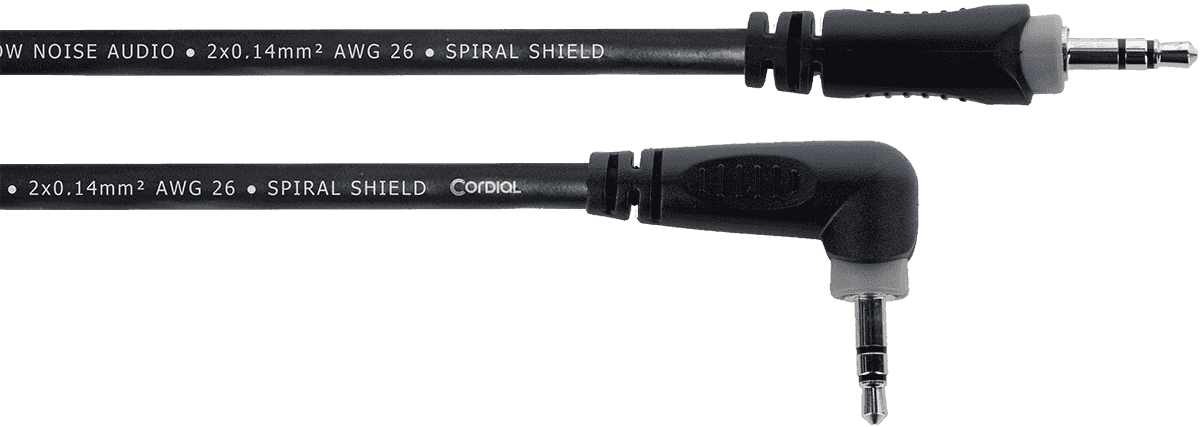 Cable de Audio Estéreo Mini-Jack Recto /Acodado 50 CM