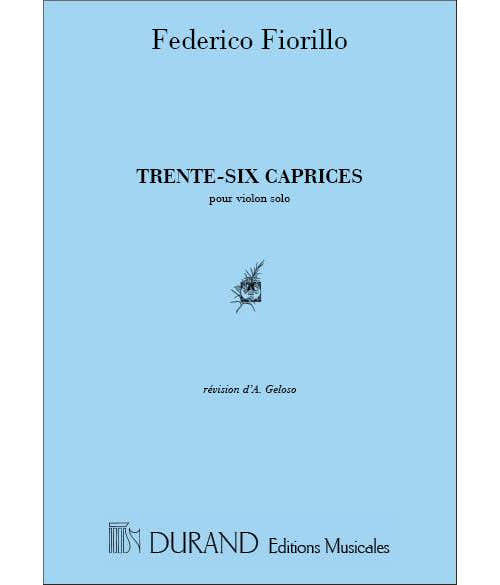 FIORILLO - 36 CAPRICES - VIOLON