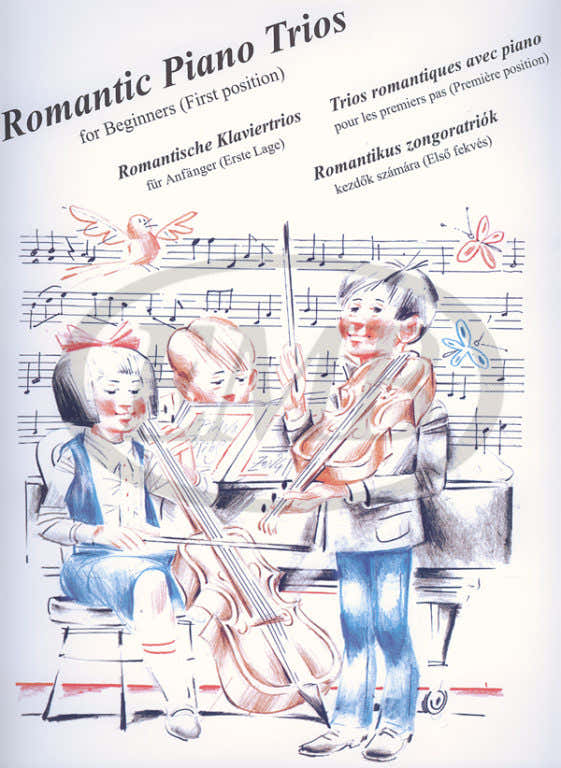 Romantic Piano Trios For Beginners - Piano