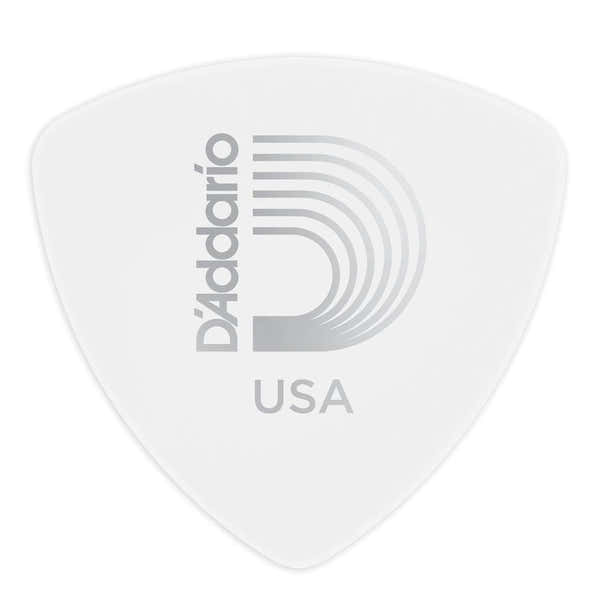 D'ADDARIO Celuloide de Color Blanco Medium Forma Ancha La Pieza