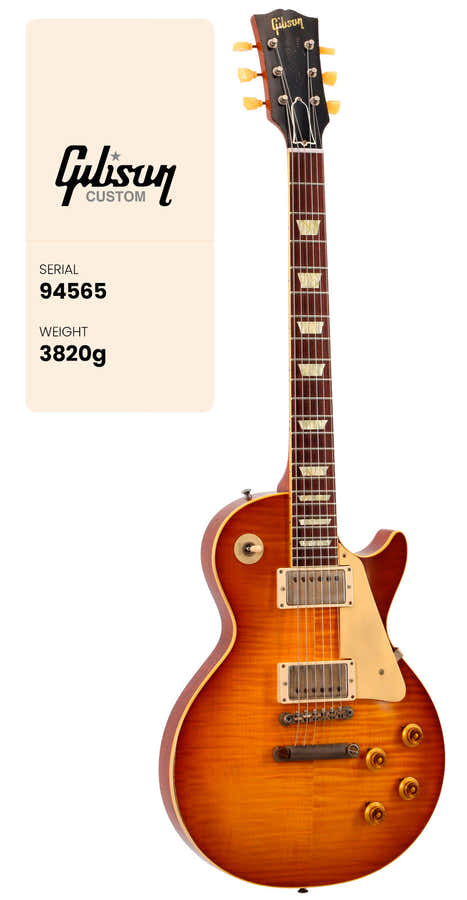Les Paul Standard 1959 Heavy Aged Golden Poppy Burst CS MLC #94565