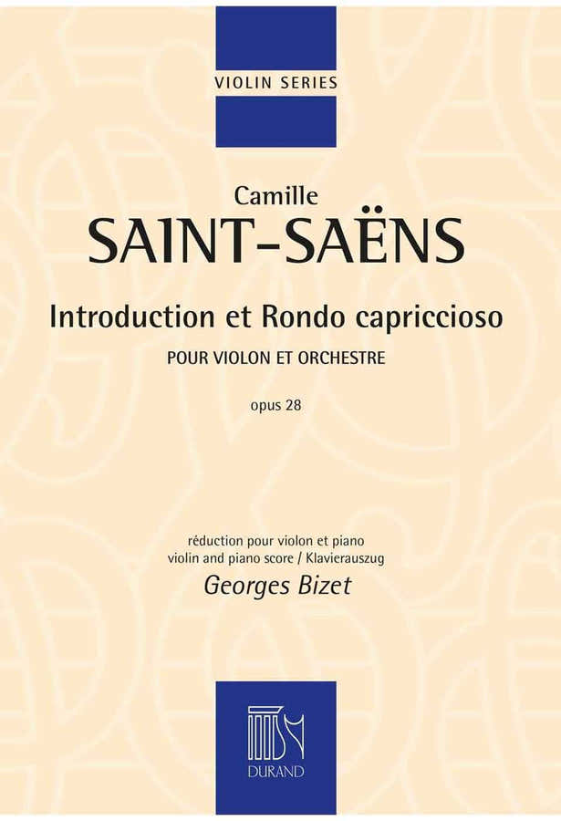 SAINT SAENS C. - Introducción y rondó caprichoso - Violín y piano