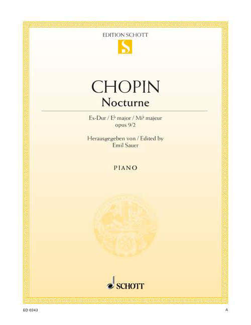 Chopin - Nocturne Mi Bémol Majeur Op. 9/2 - Piano
