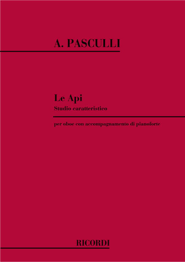 PASCULLI A. - LE API - HAUTBOIS & PIANO