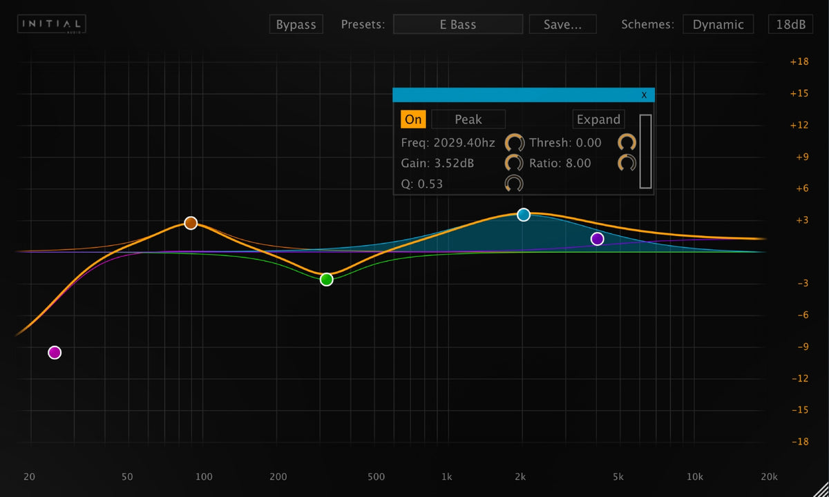 Initial Audio EQ dinámico