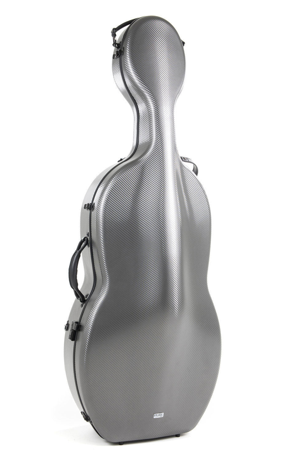 Gewa CELLO CASE POLYCARBONAT 4.6 4/4 GREY ROLLY