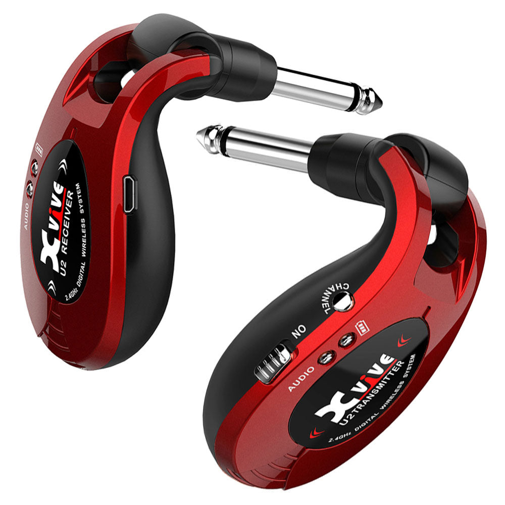 XVive Sistema inalámbrico para guitarra ~ Rojo metalizado