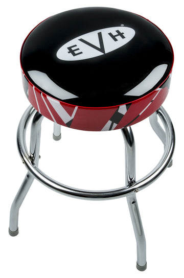 Taburete Logo con ribete de rayas, 25"