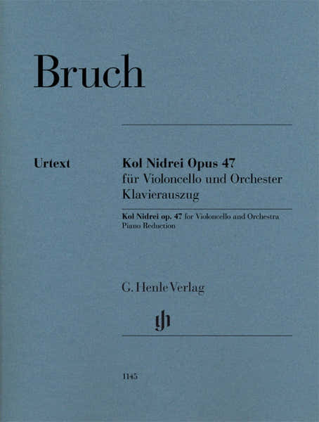 Bruch Max - Kol Nidrei Op.47 - Violoncelle & Piano