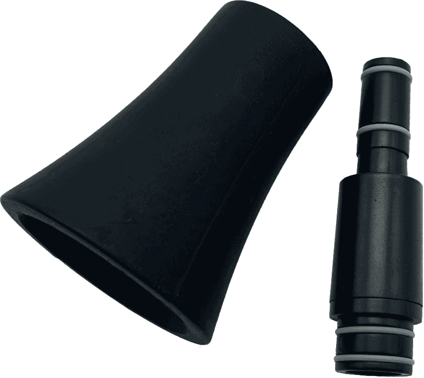 Nuvo CAMPANA CUELLO DERECHO PARA JSAX NEGRO
