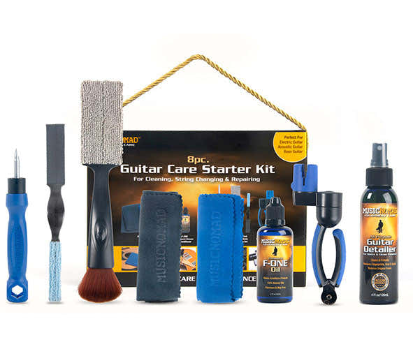 Musicnomad MN299 Guitar Care Starter Kit To Clean And Change Strings