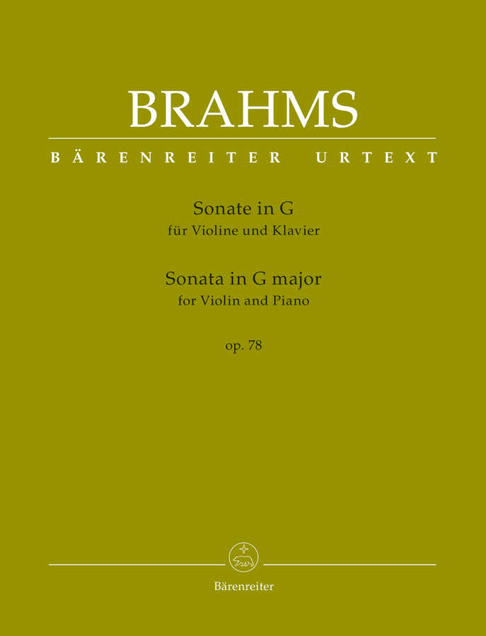 Brahms J. - Sonata In G Minor Op.78 - Violon & Piano