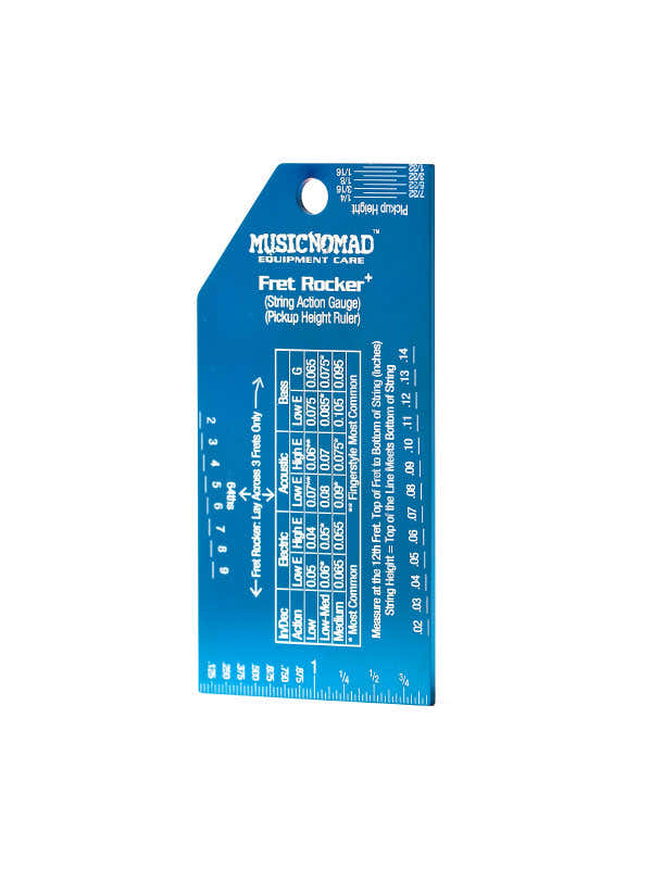 MN822 Fret Rocker - Regla para Medir la Altura de las Cuerdas y las Pastillas