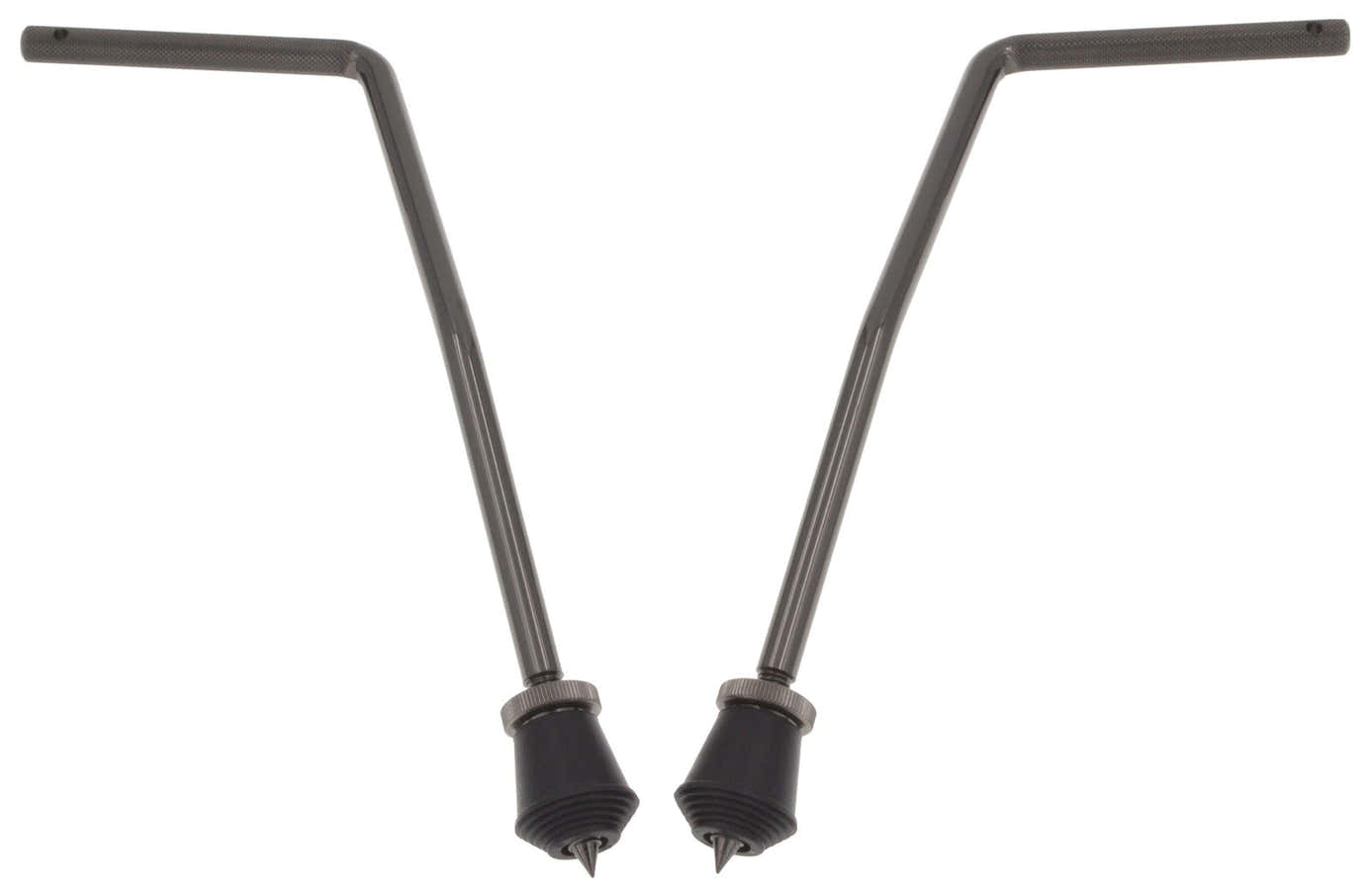 BDS7-105-Bk Patas De Bombo Curvadas 10.5mm X2 Negras