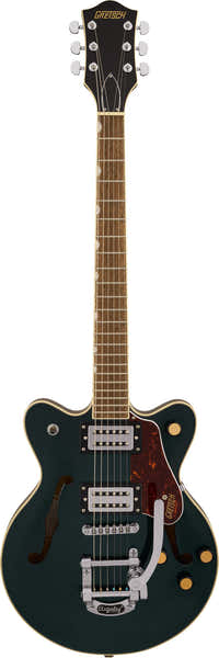 G2655T Streamliner Center Block Jr. Doble Cutaway con Bigsby LRL Cadillac Green