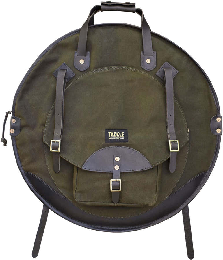 Mochila para platillos 22" - Verde/Marrón Oscuro