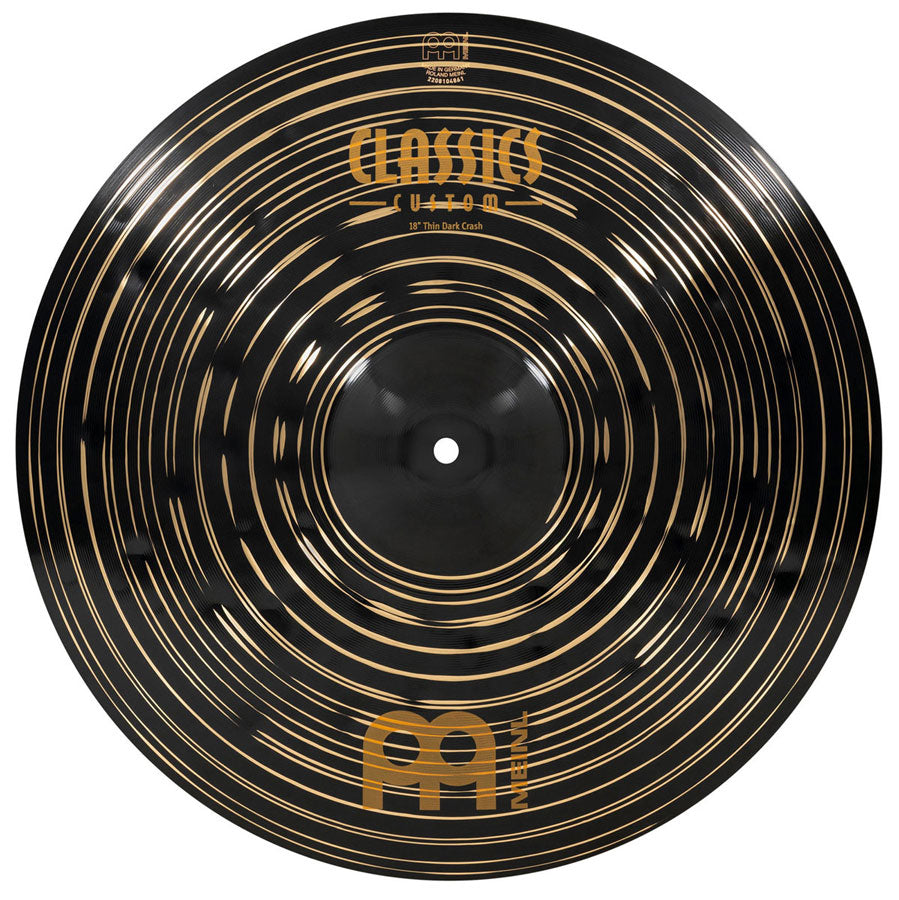 Meinl 18" CLASSICS CUSTOM THIN DARK CRASH