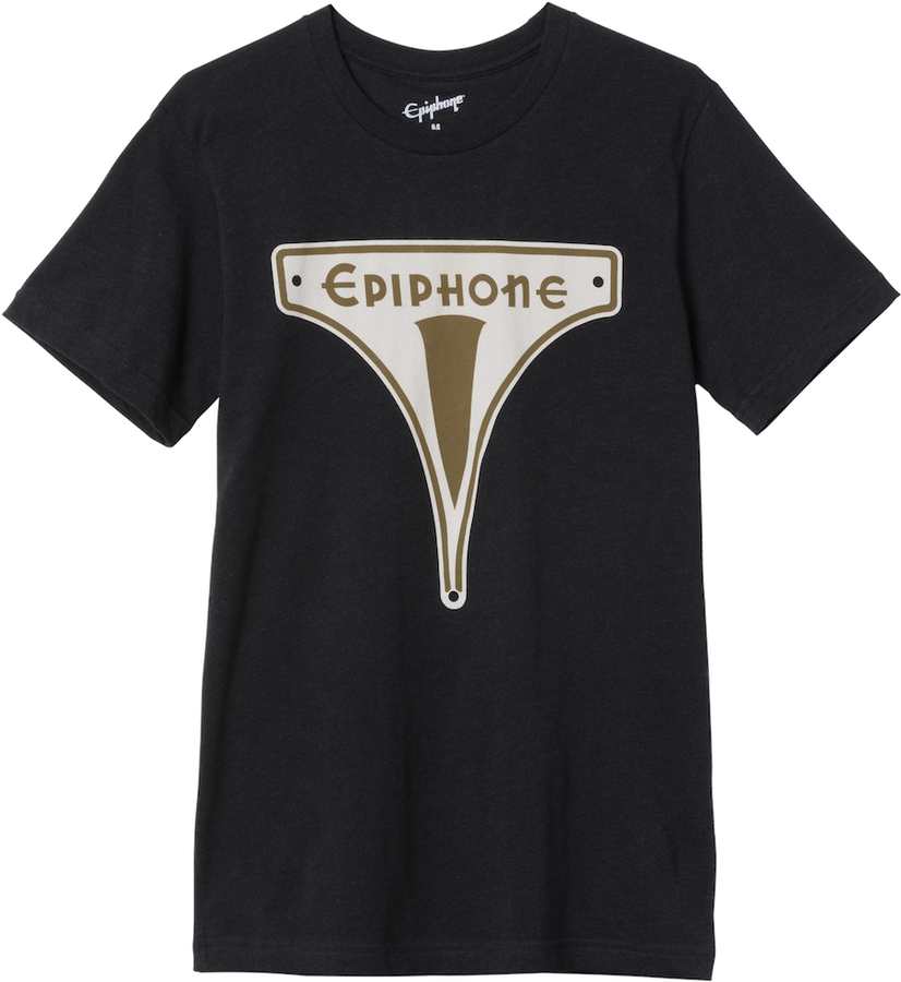 "XL" Camiseta con insignia vintage de estilo de vida Negro