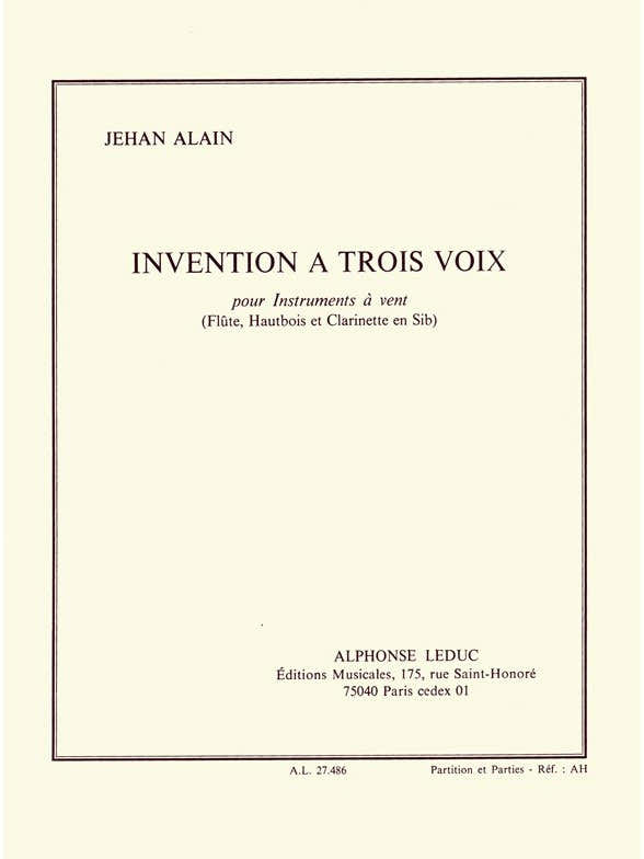 Invention à 3 Voix