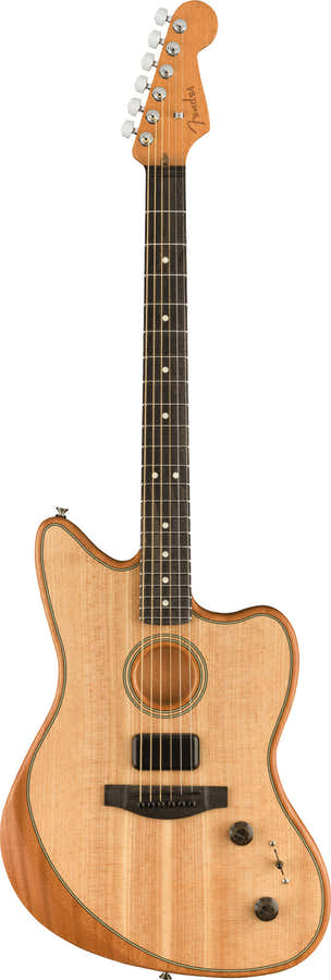 Jazzmaster American Acoustasonic Ebo Natural