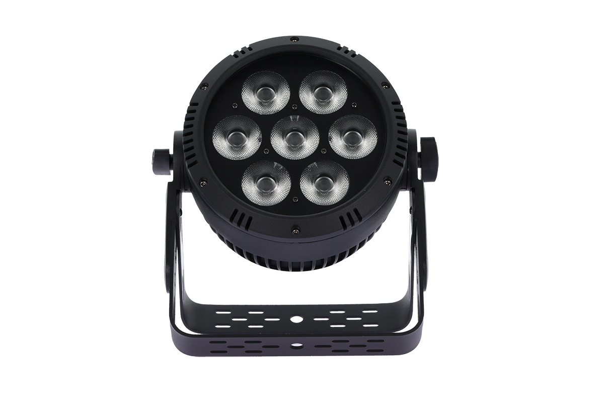 Algam Lighting IP-PAR-725-HEX - 7 x 25W RGBWA-UV IP65 LED Par