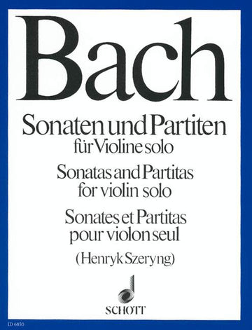 BACH J.S. - SONATAS ET PARTITAS - VIOLON SOLO