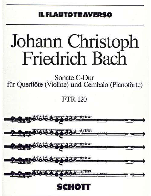 Bach - Sonata C Major - Flute (violon) et Obligatouyes Clavecin (piano)