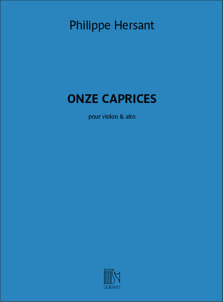 Hersant PH. - Onze Caprices - Violon & Alto