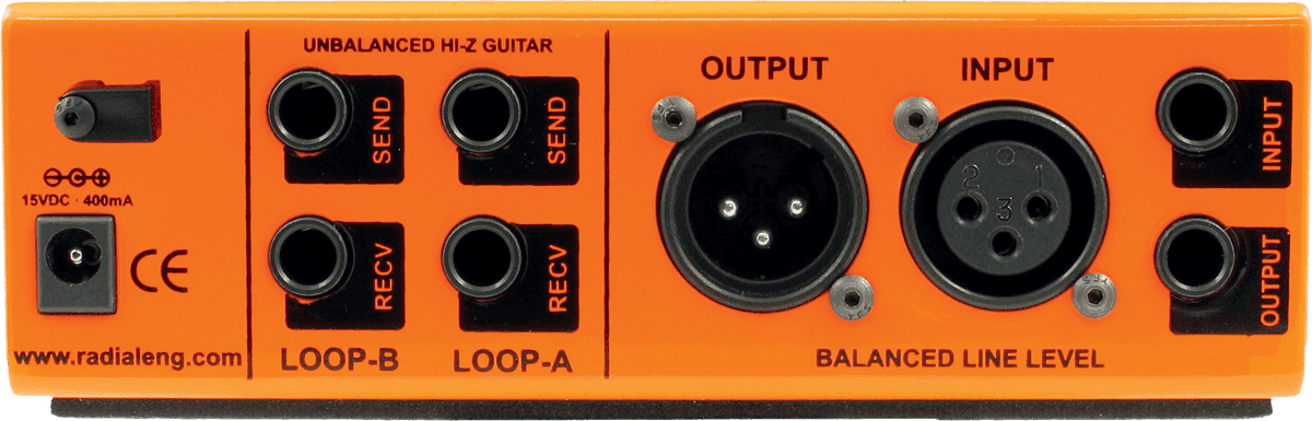 Extcsa Interfaz de efectos para guitarra