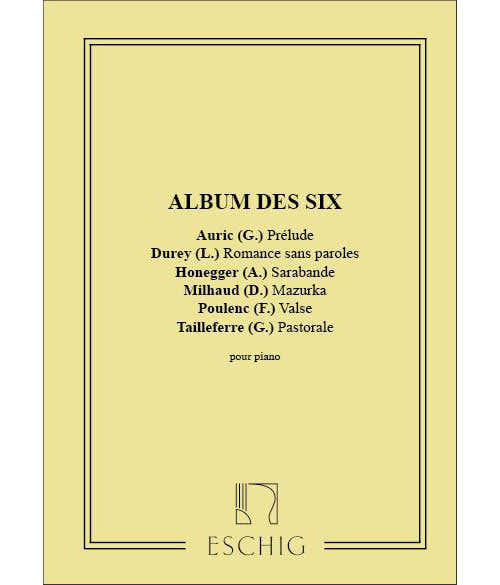 ALBUM DES SIX PIANO