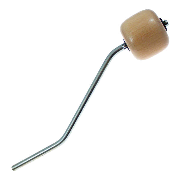 Cabeza del batidor Arce - Varilla cromada - Curvado para doble pedal
