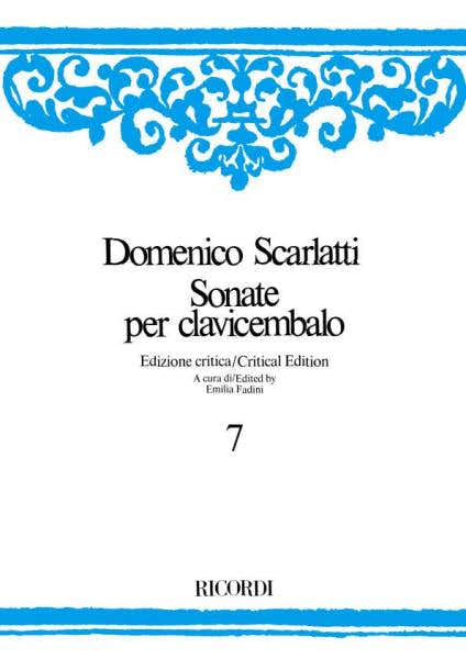 SCARLATTI D. - SONATE PER CLAVICEMBALO - VOLUME VII - CLAVECIN