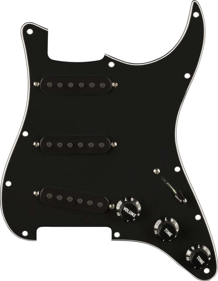 PRE-WIRED STRAT PICKGUARD PURE VINTAGE '65 W/RWRP MIDDE