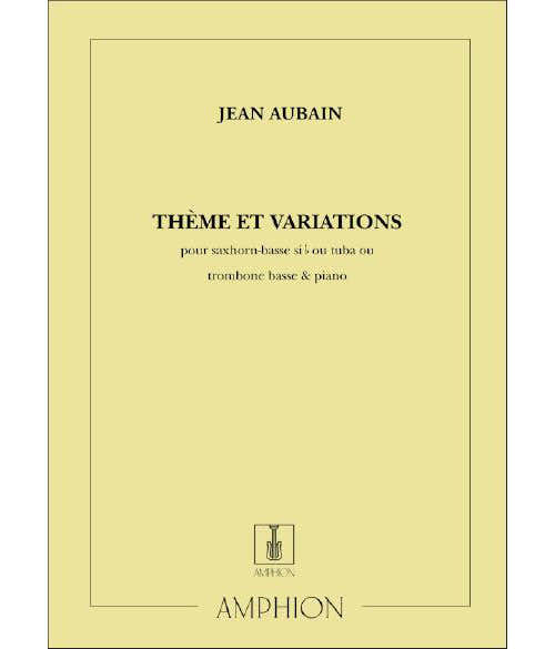 Aubain - Theme & Variations - Tuba