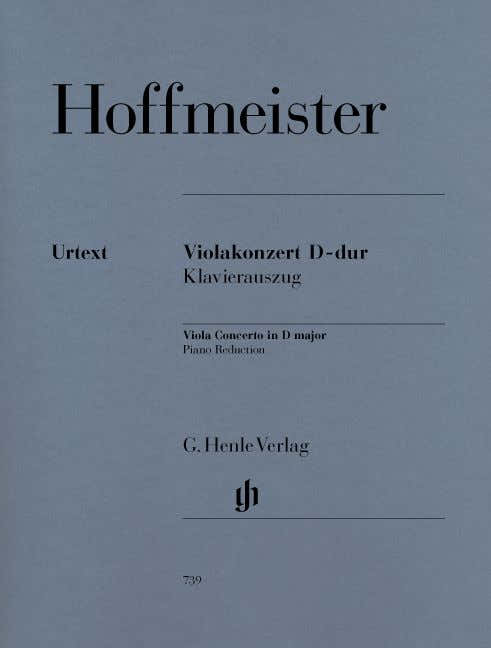 Hoffmeister F.a. - Viola Concerto D Major