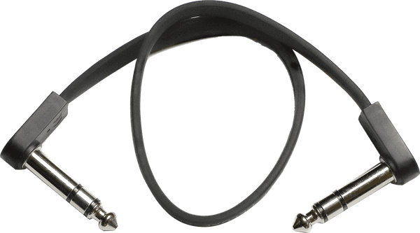 Cable Patch Deluxe Acodado Estéreo - 28 CM