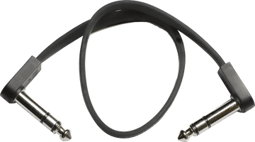 Cable Patch Deluxe Acodado Estéreo - 28 CM