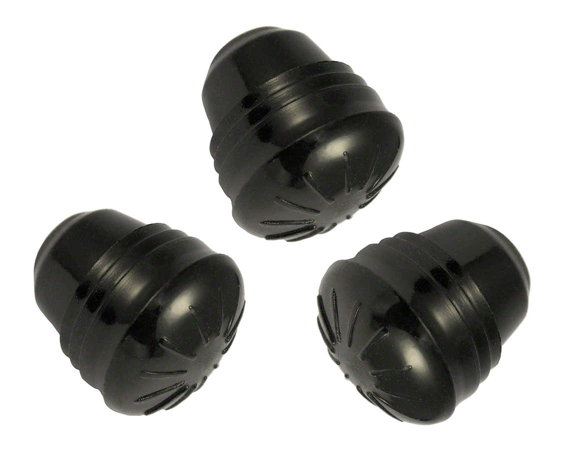 FTR95-127 - PATAS CAUCHO TIMBAL BASE - 9.5-12.7MM (X3)