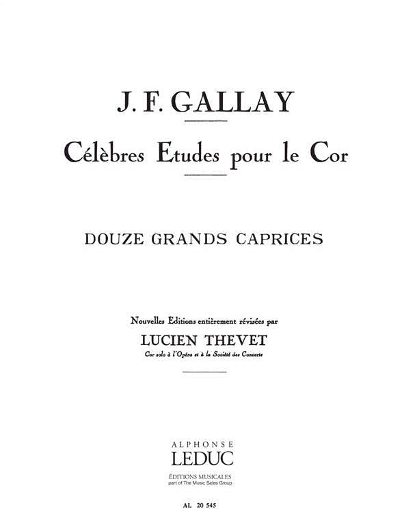 12 Grands Caprices Opus 32