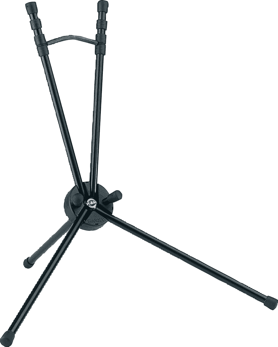 K&M 14350-000-55 Soporte Saxxy Negro Para Saxofón Tenor